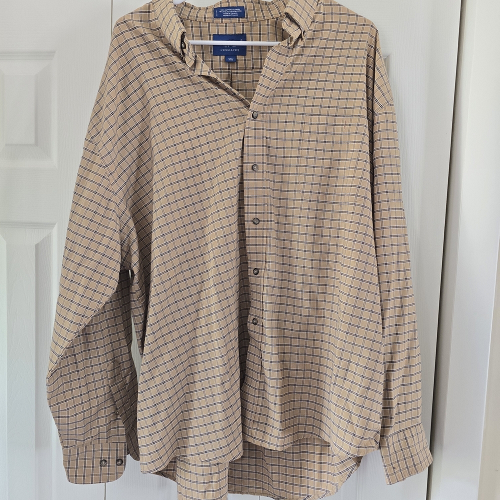 Towncraft Craft Plaid Button-Down Shirt
